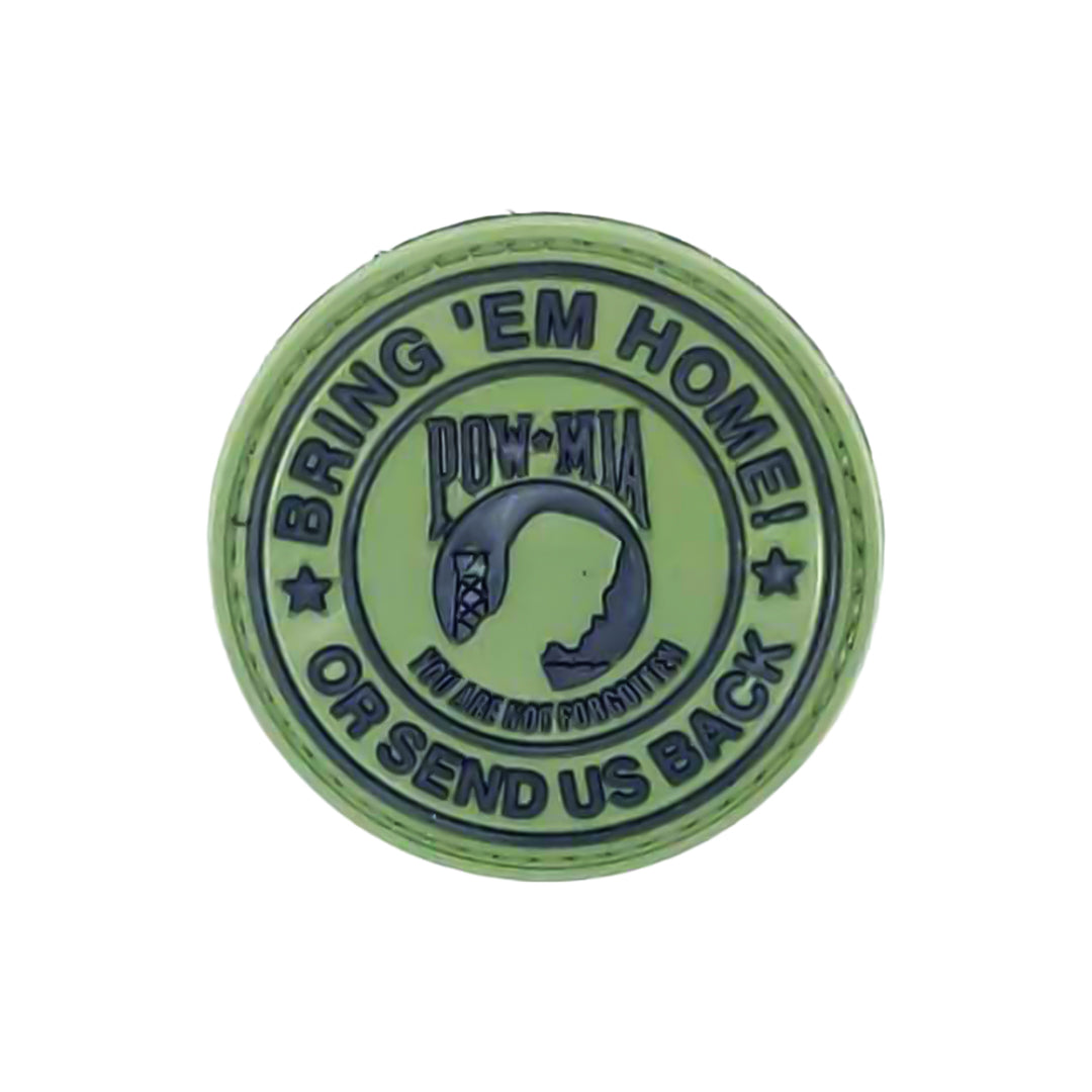 Bring 'em Home, or Send Us Back Patch (Green)-Socom Tactical Airsoft