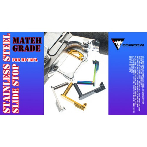 Cow Cow Hi-Capa Match Grade Stainless Slide Stop (Various Colours)