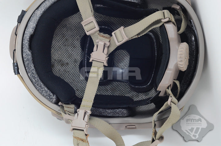 FMA Ops Core Helmet Suspension Chin Extender Strap - Tan-Socom Tactical Airsoft