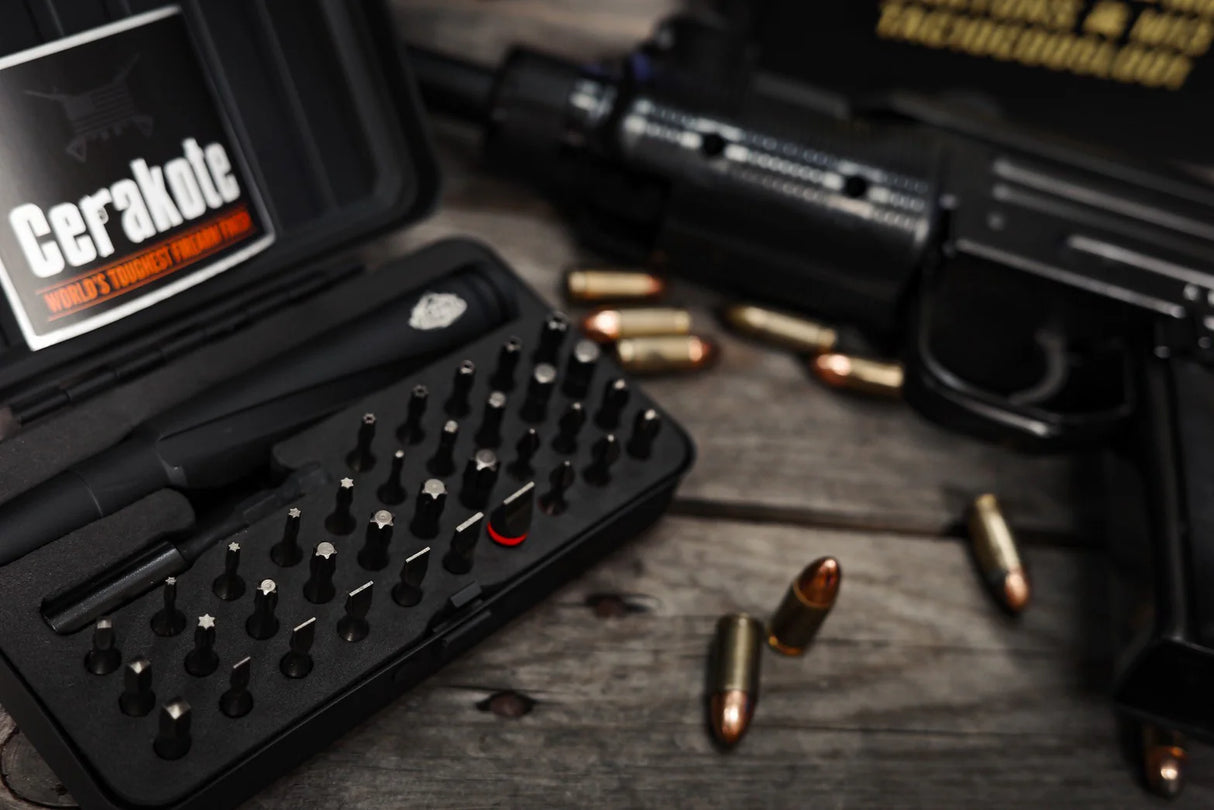 GPT .50 Caliber Bullet Style 37 in 1 Standard Size Screwdriver Set (Various Colours)