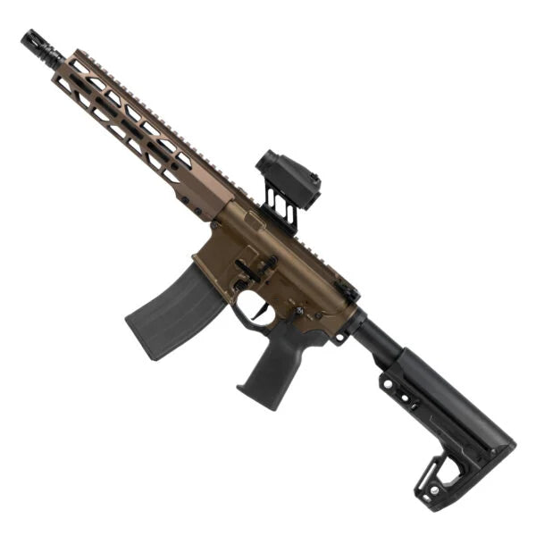 Novritsch SSQ4 gas blowback rifle with red dot sight