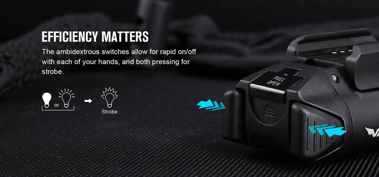 Olight PL-3S Valkyrie Rail Mountable LED Torch - Tan