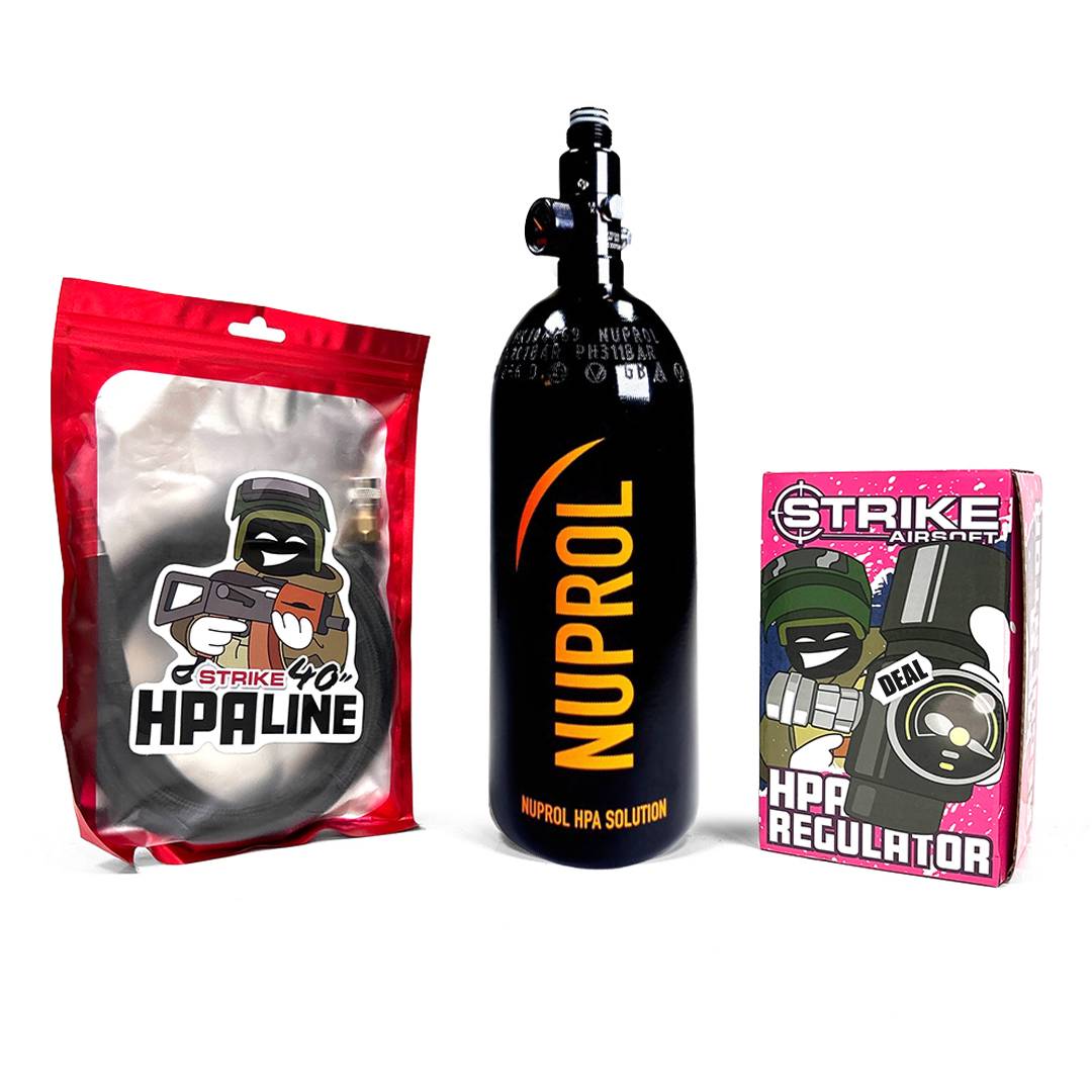 Strike HPA REG, Line and 48 Ci Tank Bundle *Save*-Socom Tactical Airsoft