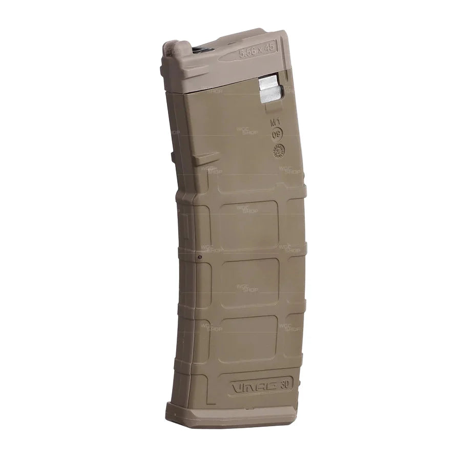 VFC 30Rds VMAG Gas Airsoft Magazine V3 for HK416 / AR GBB - TAN