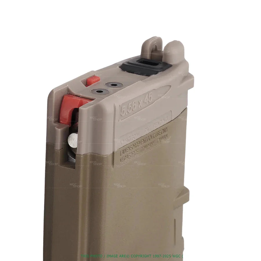 VFC 30Rds VMAG Gas Airsoft Magazine V3 for HK416 / AR GBB - TAN