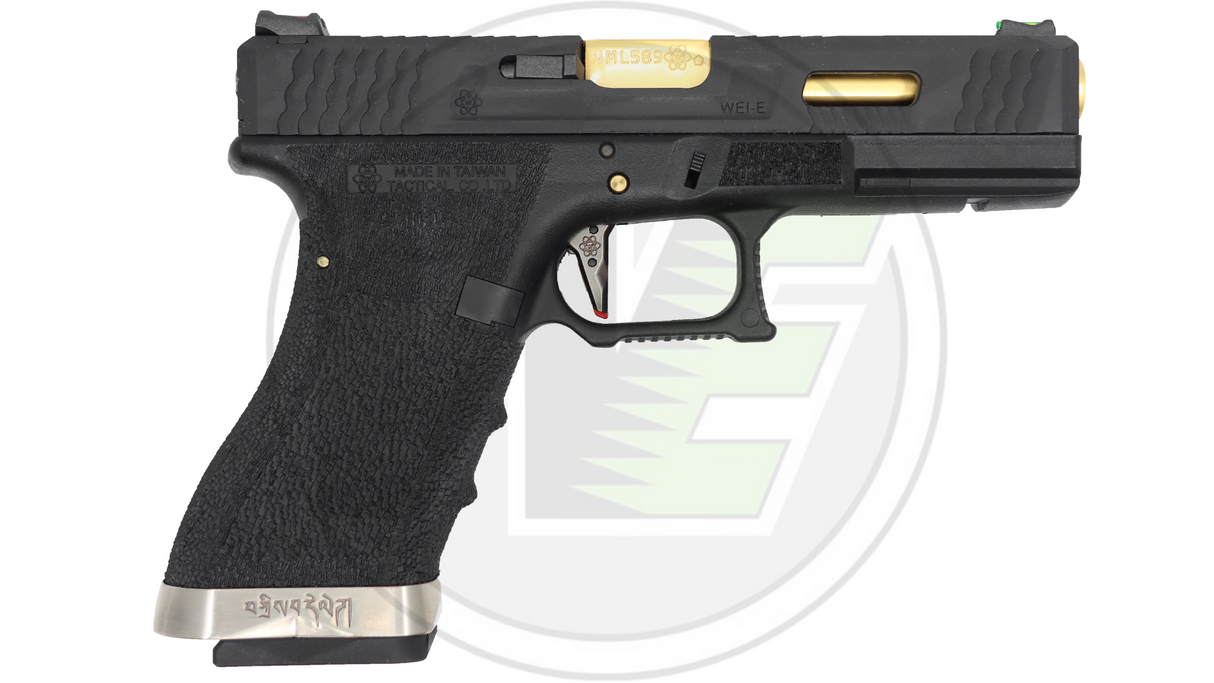 WE Customs EU18 T1 with Gold Barrel