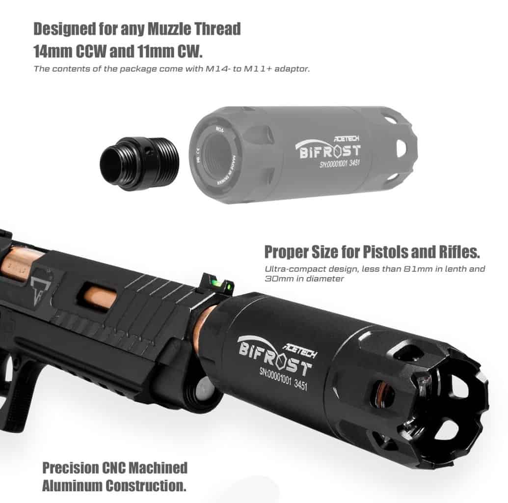 Acetech Bifrost Tracer Unit (Brass)-Acetech-Socom Tactical Airsoft