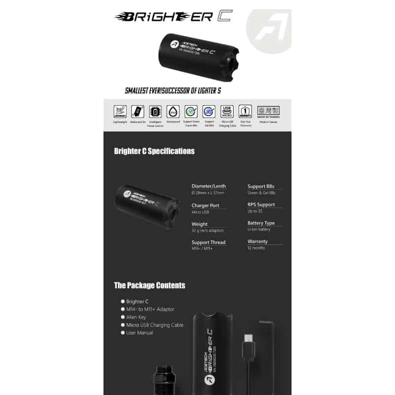 Acetech Brighter C Tracer Unit-Acetech-Socom Tactical Airsoft