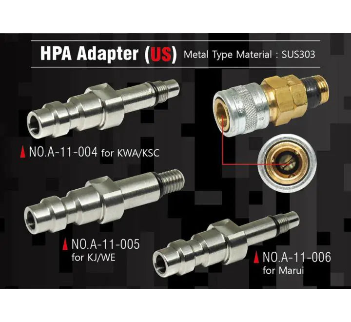 Action Army HPA Adapter (US) for KSC / KWA-Action Army-Socom Tactical Airsoft