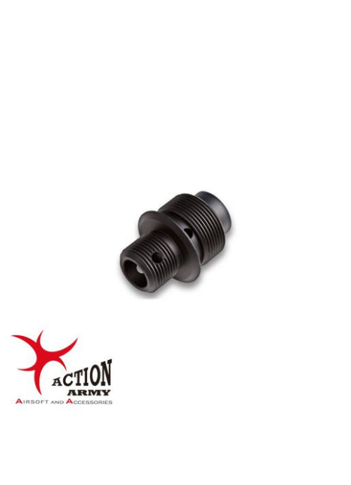 Action Army VSR-10 Silencer Adapter CCW Black-Action Army-Socom Tactical Airsoft