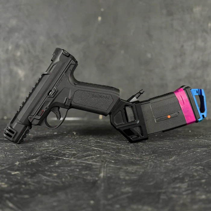 Airtac T1P CNC Angled HPA Adapter - 2 in 1 GLK + CAPA - Blackout Edition-AirTac-Socom Tactical Airsoft