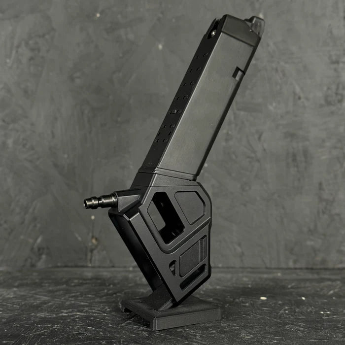 Airtac T1P CNC Angled HPA Adapter - 2 in 1 GLK + CAPA - Blackout Edition-AirTac-Socom Tactical Airsoft