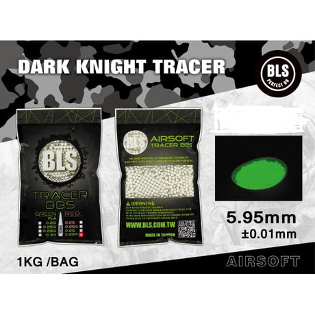 BLS 0.20g Tracer BBs (5000) - Green-BLS-Socom Tactical Airsoft