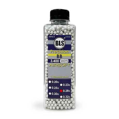BLS 0.28g Bottle 3400 Round Supreme Grade Airsoft BB's-BLS-Socom Tactical Airsoft