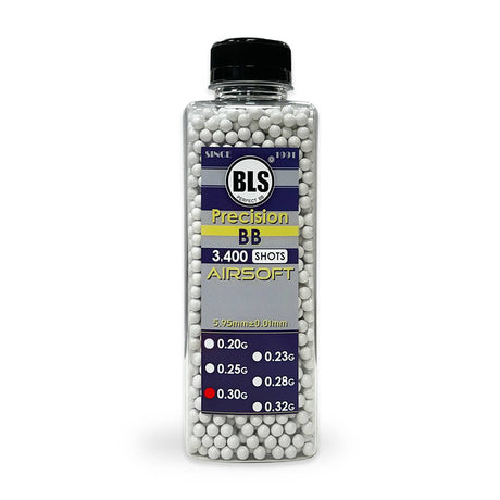 BLS 0.30g Bottles 3400 Round Supreme Grade Airsoft BB's-BLS-Socom Tactical Airsoft