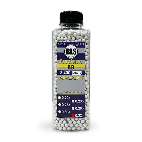 BLS 0.32g Bottles 3400 Round Supreme Grade Airsoft BB's-BLS-Socom Tactical Airsoft