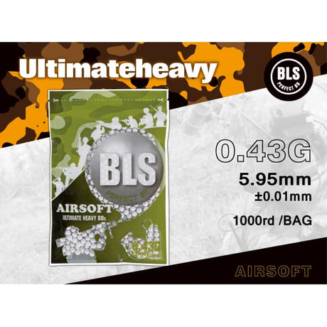 BLS 0.43g Biodegradable BBs (1000)-BLS-Socom Tactical Airsoft