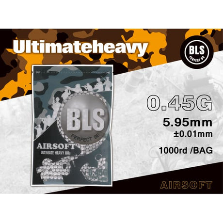 BLS 0.45g Biodegradable BBs (1000)-BLS-Socom Tactical Airsoft