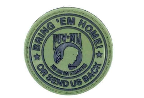 Bring 'em home, or send us back patch (Green)-Socom Tactical Airsoft-Socom Tactical Airsoft