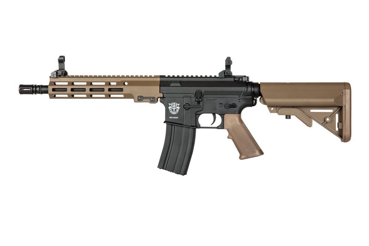 Classic Army MK16 URG-I M4 with ECS Black/Tan-Classic Army-Socom Tactical Airsoft