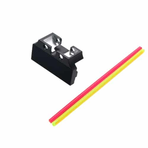Cow Cow Hi-Capa Fiber Optic Rear Sight Plate-COW COW Technology-Socom Tactical Airsoft