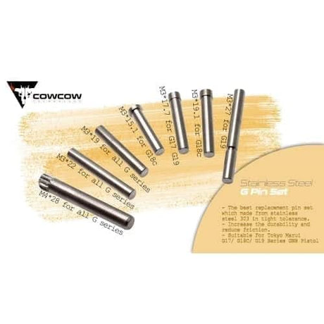 Cow Cow TM Glock Stainless Steel Pin Set-COW COW Technology-Socom Tactical Airsoft