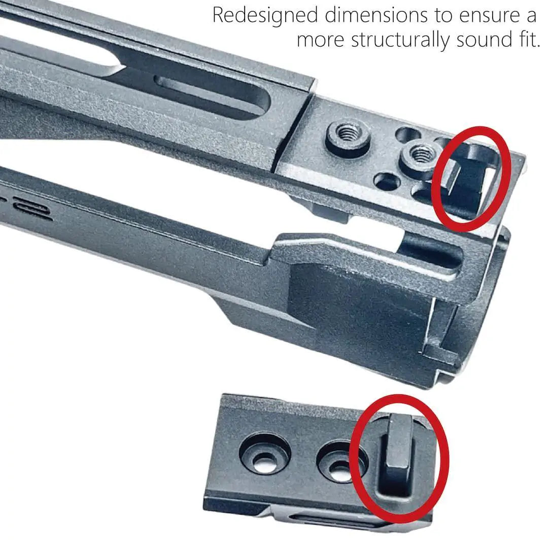 CTM AAP-01 FUKU-2 CNC Upper - Long Skeletonised (Various Colours)-CTM-Socom Tactical Airsoft