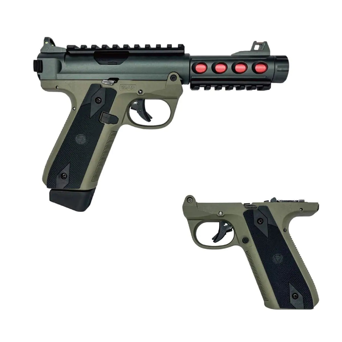 CTM Ruger Lower Receiver for the AAP-01-CTM-Socom Tactical Airsoft