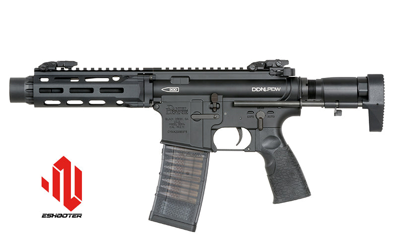 Cyma Platinum Daniel Defense DDM4 PDW SBR E-Shooter ETU Edition-Cyma-Socom Tactical Airsoft