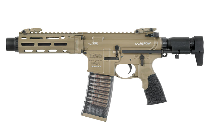 Cyma X EMG Daniel Defense DDM4 PDW GBBR - Tan-Cyma-Socom Tactical Airsoft