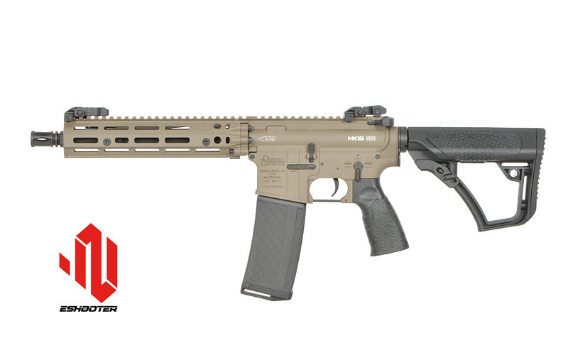 CYMA X EMG Daniel Defense Mk18 RIII 10.3" E-Shooter ETU Edition - FDE-EMG-Socom Tactical Airsoft
