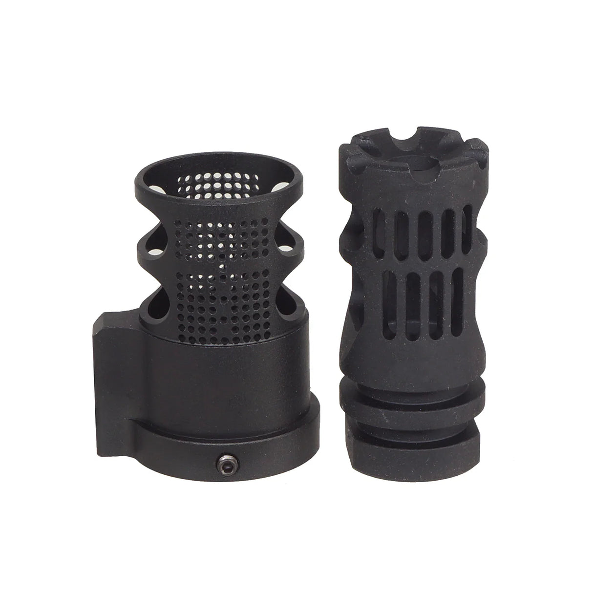 E&C Gamma Flash Hider With Diverter - 14mm CCW-Socom Tactical Airsoft