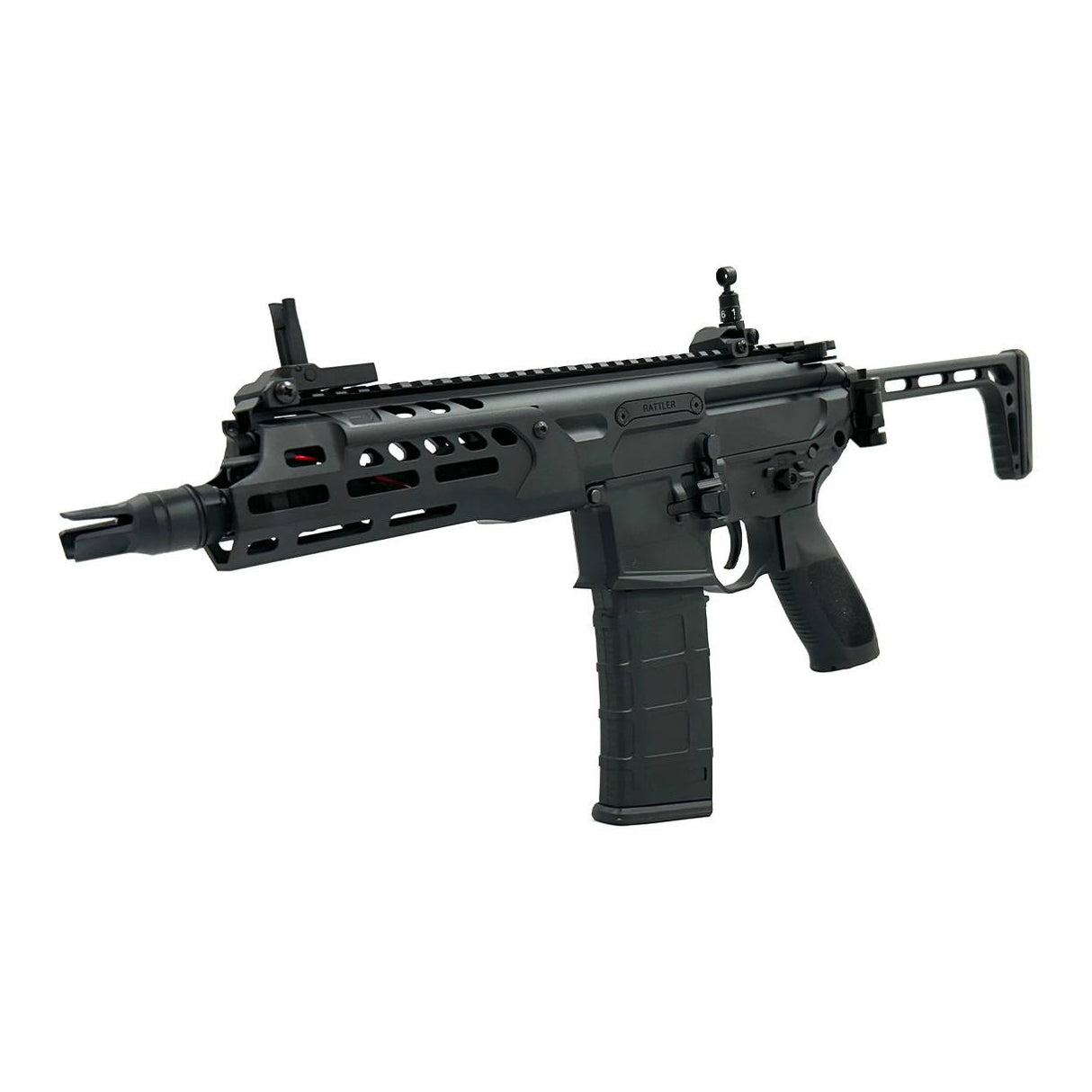 E&C MCX Rattler LT 6.5" with E-Shooter Kestrel ETU-E&C-Socom Tactical Airsoft