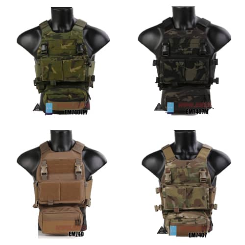 Emerson Gear FCS Style Vest W/MK Chest Rig | Great Quality | 4