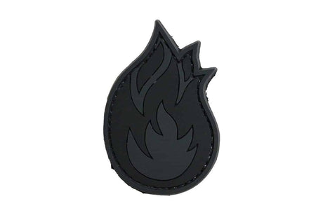 Fireball (Black) Morale Patch-Socom Tactical Airsoft-Socom Tactical Airsoft