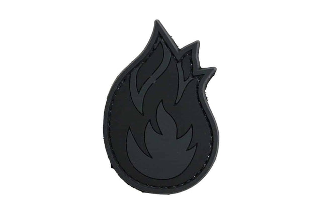 Fireball (Black) Morale Patch-Socom Tactical Airsoft-Socom Tactical Airsoft