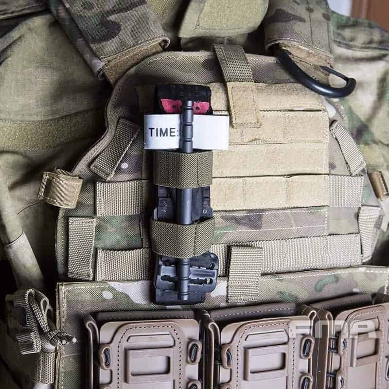 FMA Application Tourniquet Molle Holder - DE-FMA Tactical Gear-Socom Tactical Airsoft