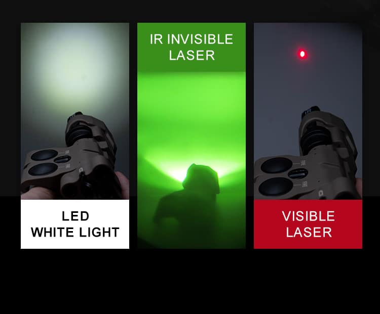 FMA MAWL-C+ Weapon Light (Nylon Version) Black / Dark Earth-FMA Tactical Gear-Socom Tactical Airsoft