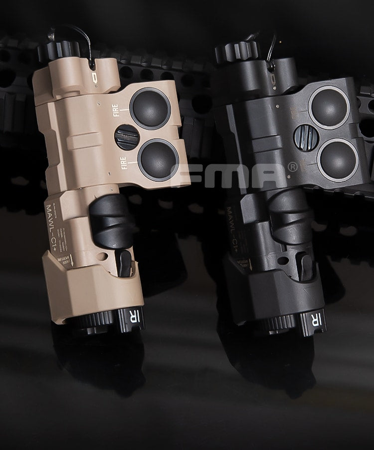 FMA MAWL-C+ Weapon Light (Nylon Version) Black / Dark Earth-FMA Tactical Gear-Socom Tactical Airsoft