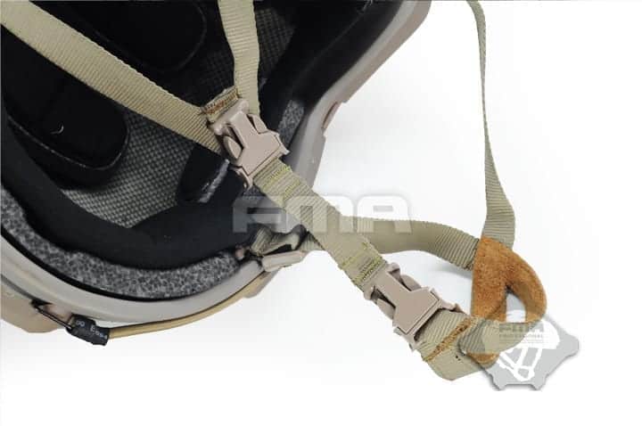FMA ops core Helmet Suspension Chin Extender Strap - Tan-FMA Tactical Gear-Socom Tactical Airsoft