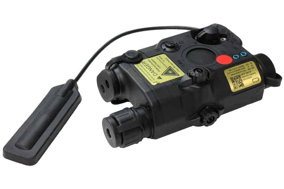 FMA PEQ LA5 LED White Light + Red Laser With IR Black-FMA Tactical Gear-Socom Tactical Airsoft