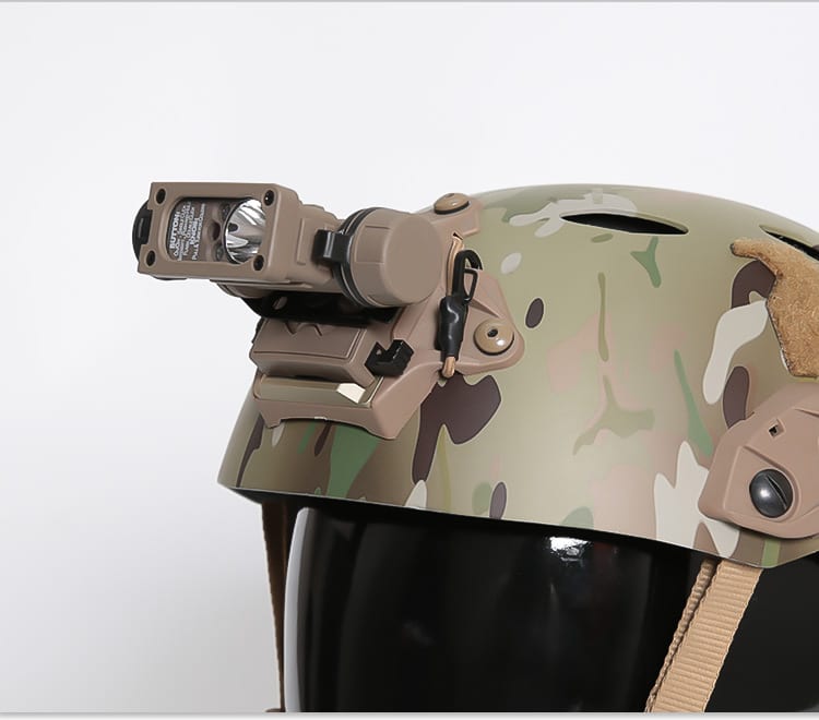 FMA Rattler Compact II Hands Free Light Black / Dark Earth-FMA Tactical Gear-Socom Tactical Airsoft