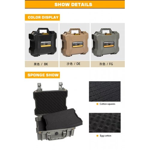 FMA Vault Equipment Case (Various Colours)-FMA Tactical Gear-Socom Tactical Airsoft