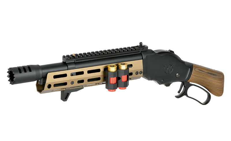 Golden Eagle AT8701T Lever Action Shotgun - Tan-Golden Eagle-Socom Tactical Airsoft