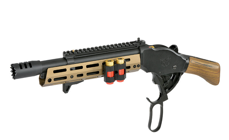 Golden Eagle AT8701T Lever Action Shotgun - Tan-Golden Eagle-Socom Tactical Airsoft