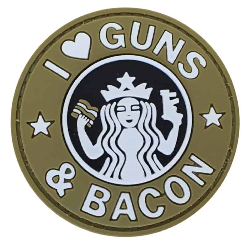 I Love Guns & Bacon Patch-The Patch Board-Socom Tactical Airsoft