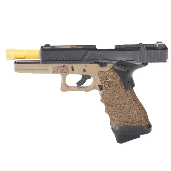 King Arms KA17 Custom with RMR Mount GBB Pistol - Tan and Black-King Arms Airsoft-Socom Tactical Airsoft