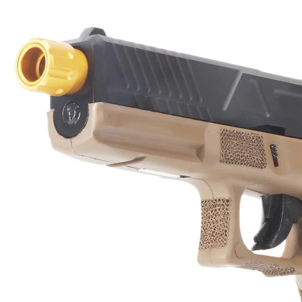 King Arms KA17 Custom with RMR Mount GBB Pistol - Tan and Black-King Arms Airsoft-Socom Tactical Airsoft