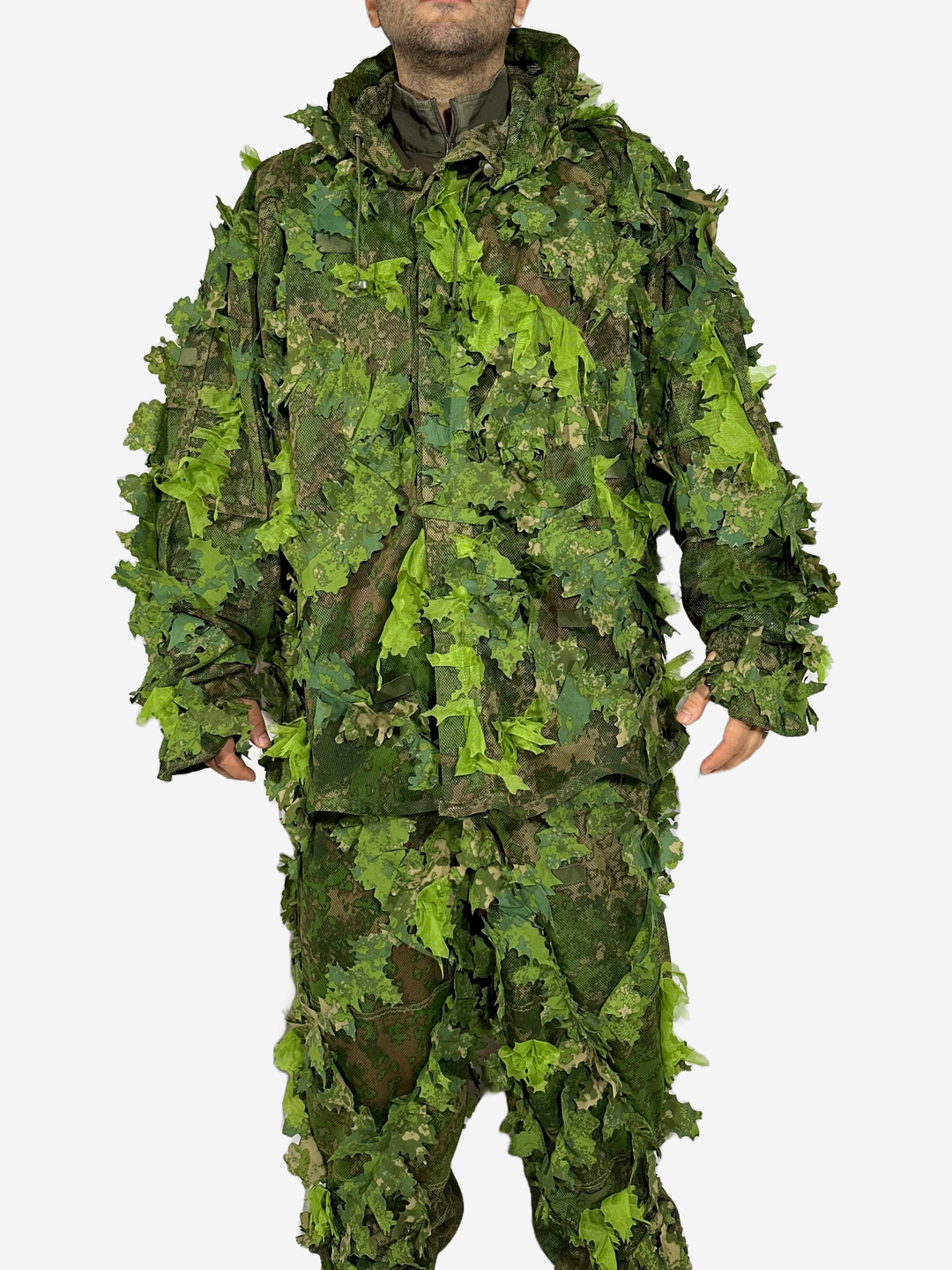 KMCS Ghillie Suit Green-Kicking Mustang Concealment System-Socom Tactical Airsoft
