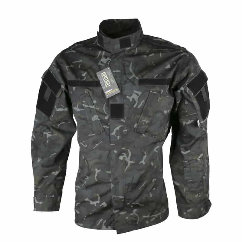 Kombat UK ACU Assault Shirt - BTP Black-Kombat UK-Socom Tactical Airsoft
